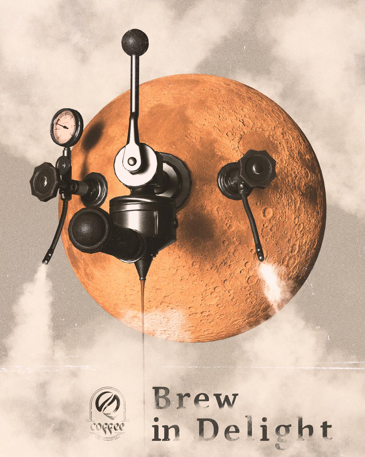 Q Coffee Roasters Poster